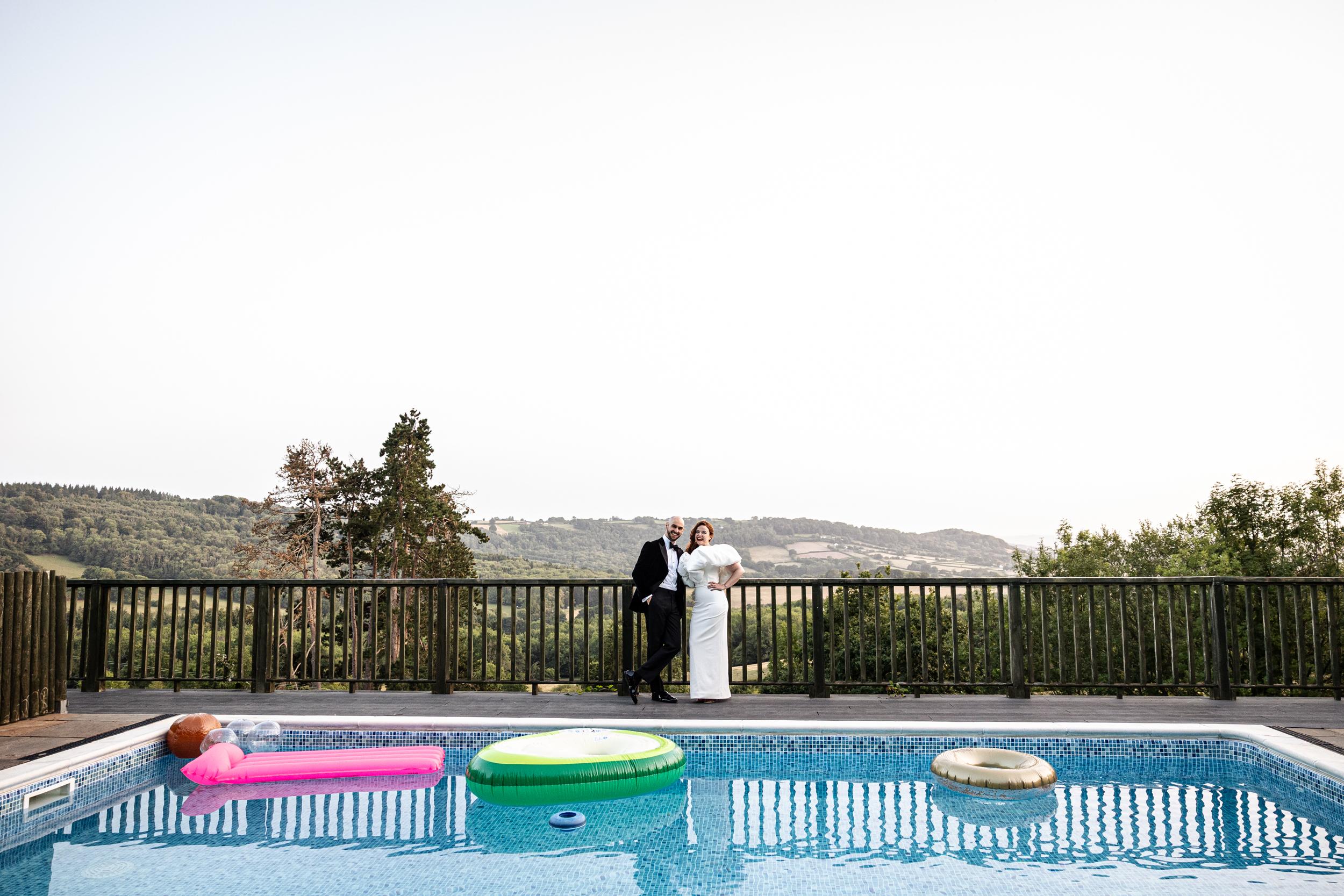 A Classic Black Tie Caer Llan Wedding