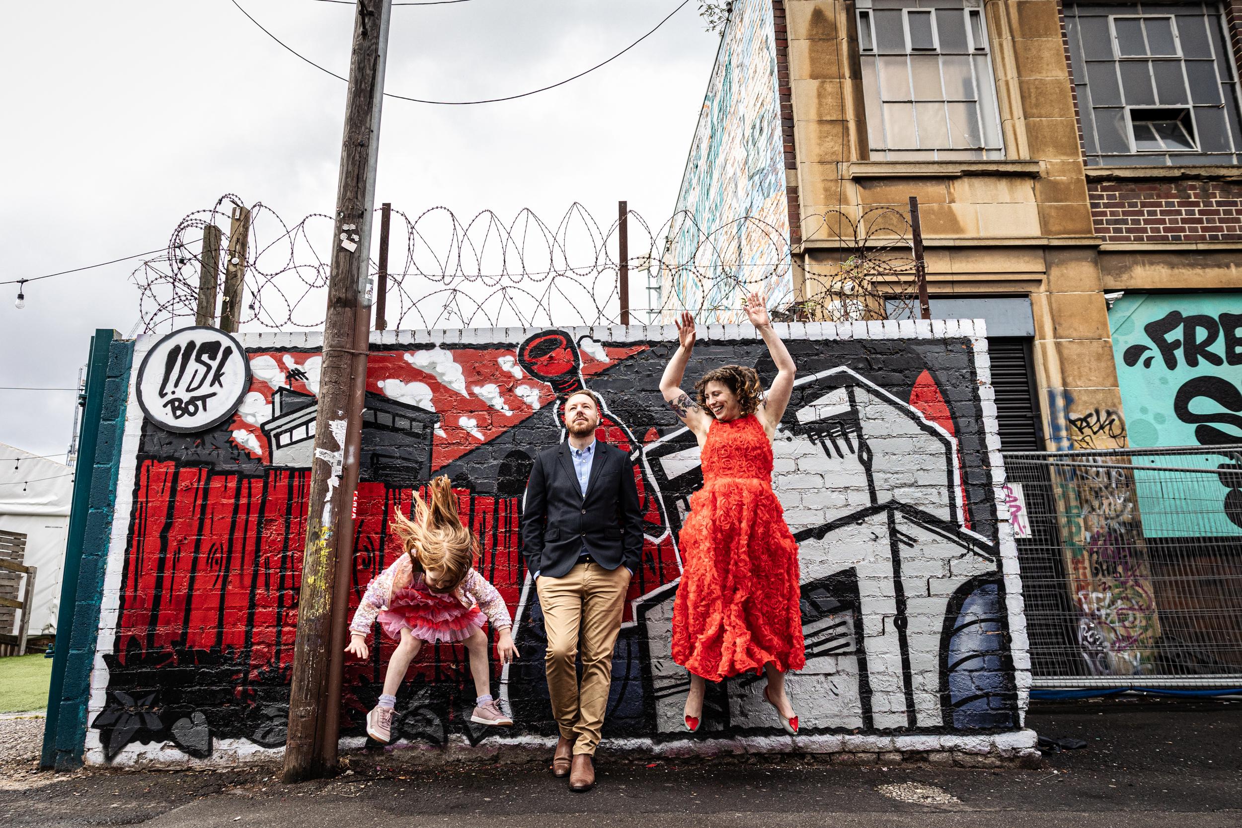 Candid Family Photography in Digbeth, Birmingham