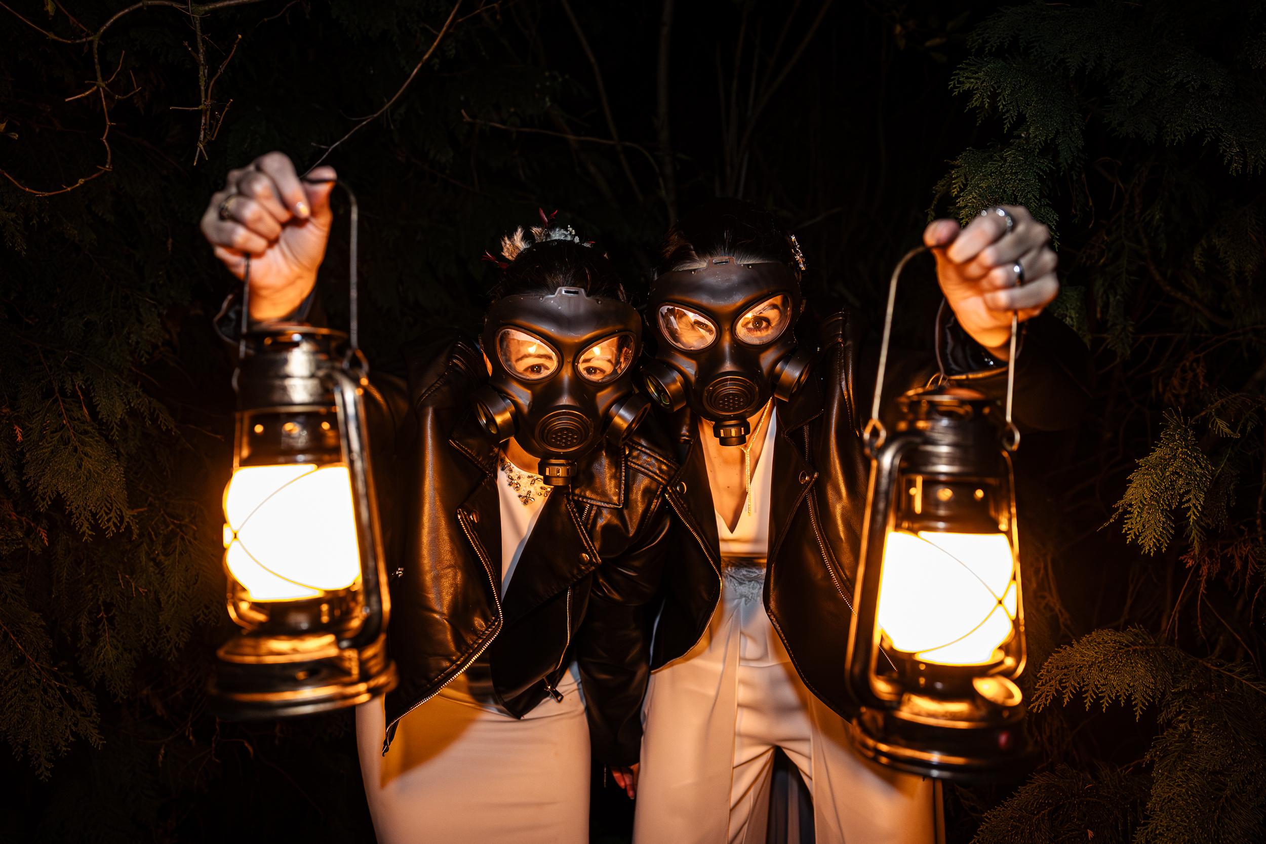 Post Apocalyptic Themed Wroxeter Hotel Wedding