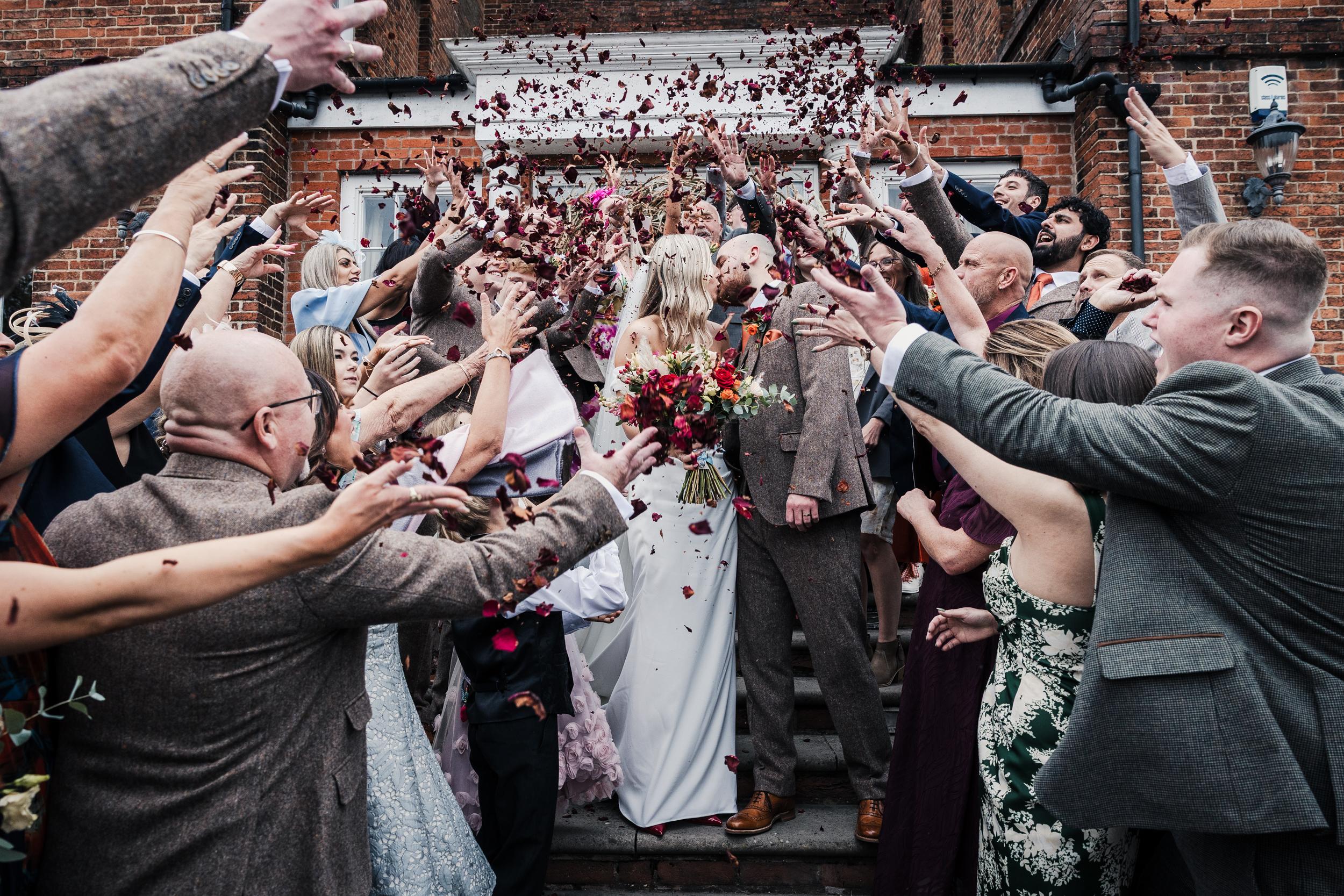 A Fun Brightly Coloured Kedleston Country House Wedding